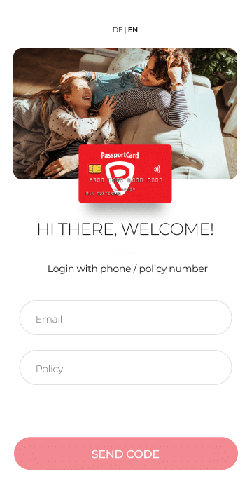 PassportCard/Internationale Krankenversicherung/screenshot-passportcard-app-login-page
