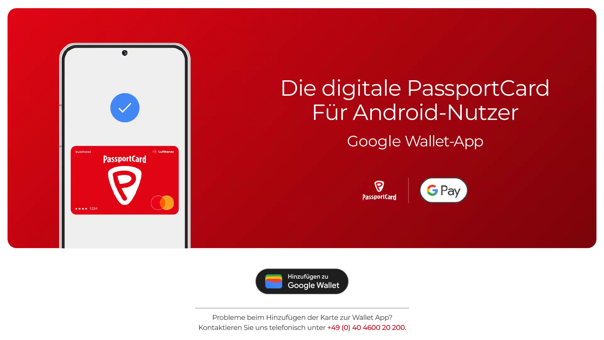 Seite 1 Titelseite Google Wallet App Schritte