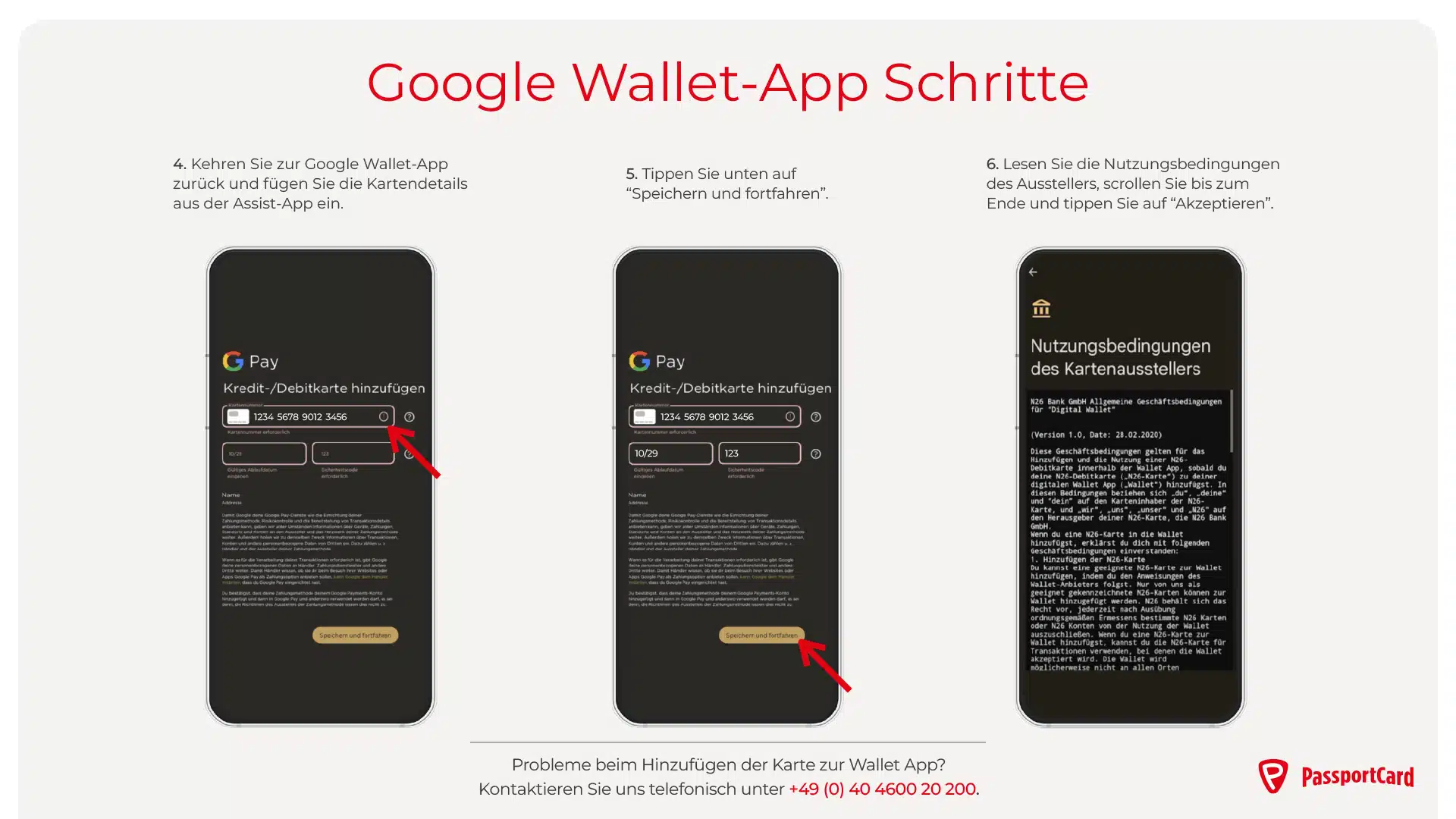 Seite 5 Erklärung Google Wallet App Schritte
