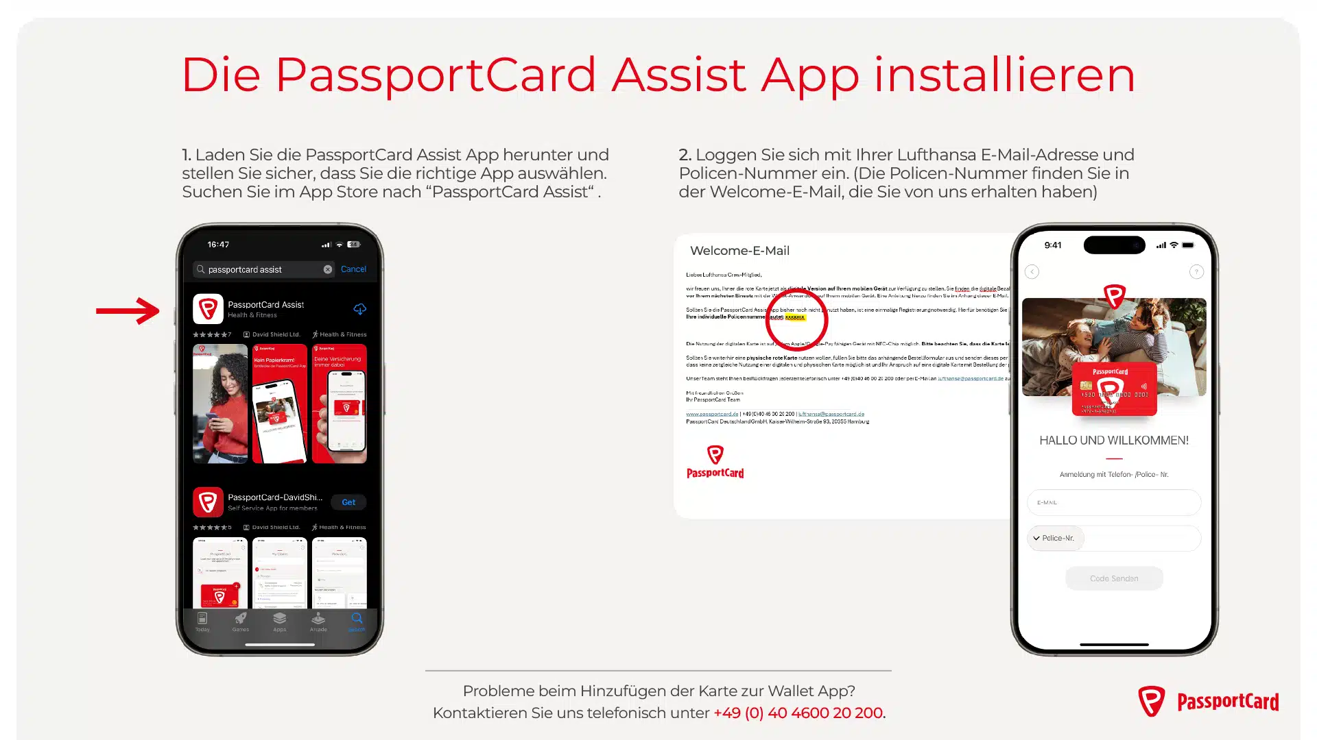 Seite 2 Erklärung Apple Wallet App Schritte