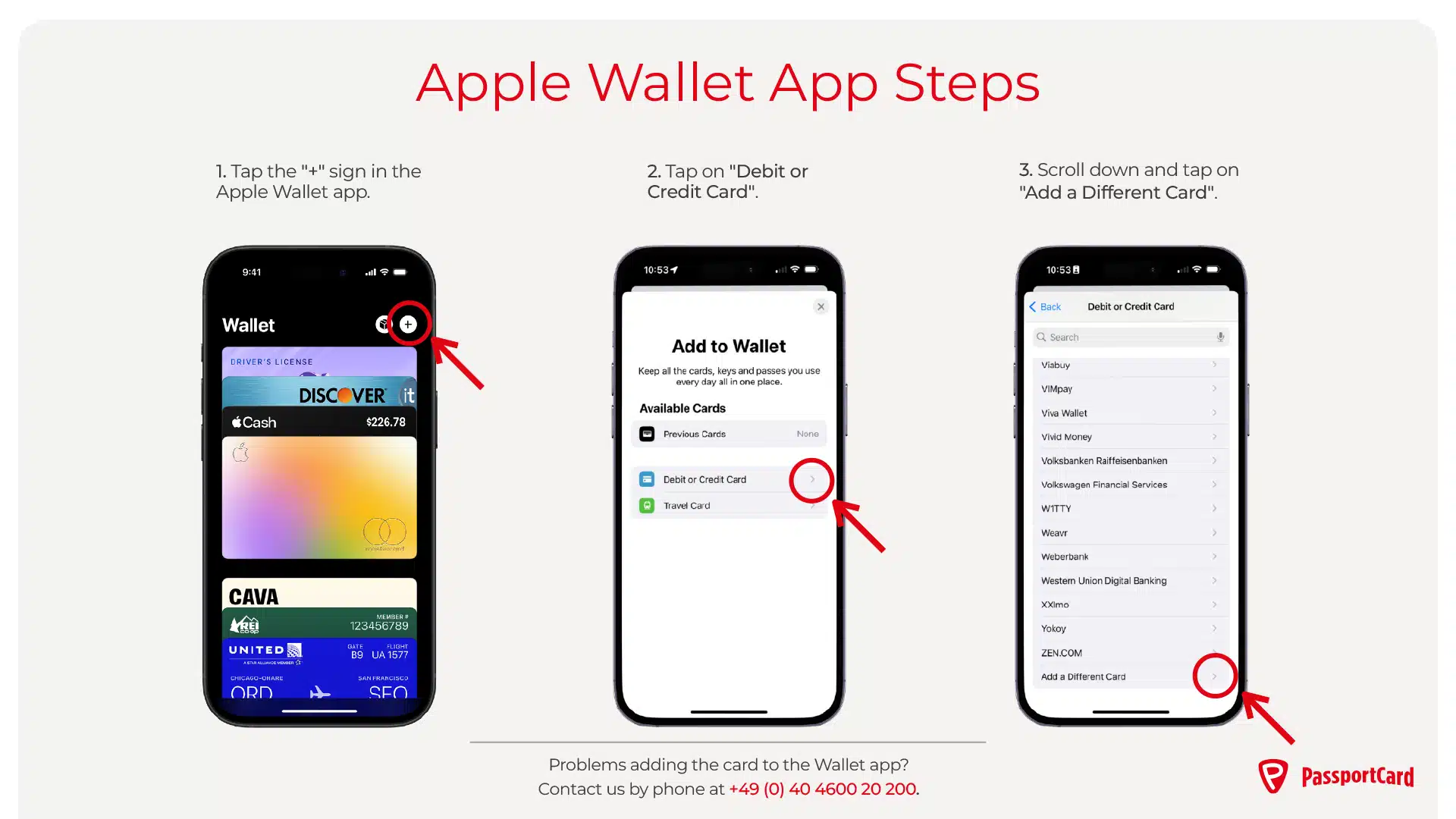 Page 3 Explanation Apple Wallet App Steps