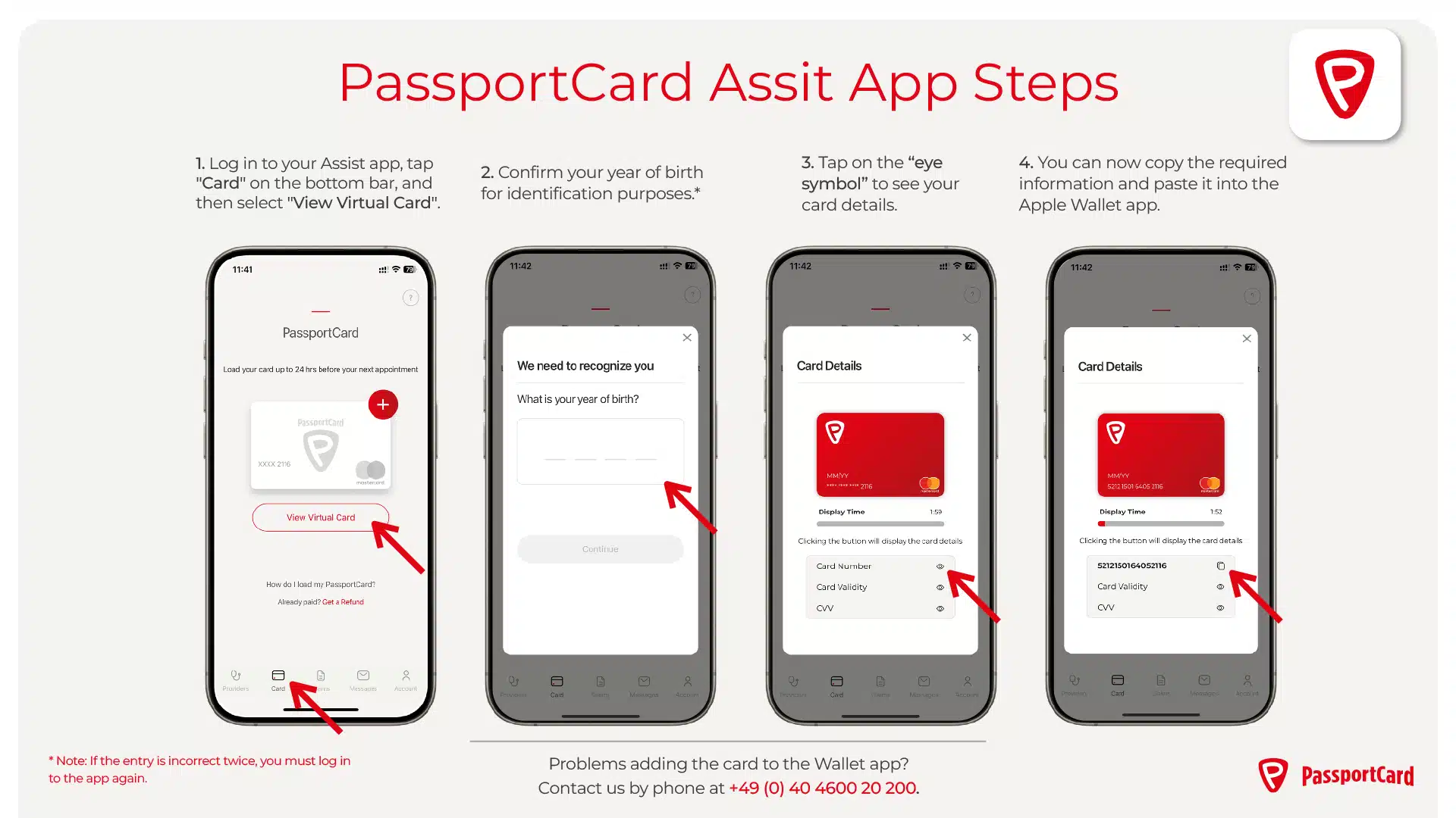 Page 5 Explanation Apple Wallet App Steps
