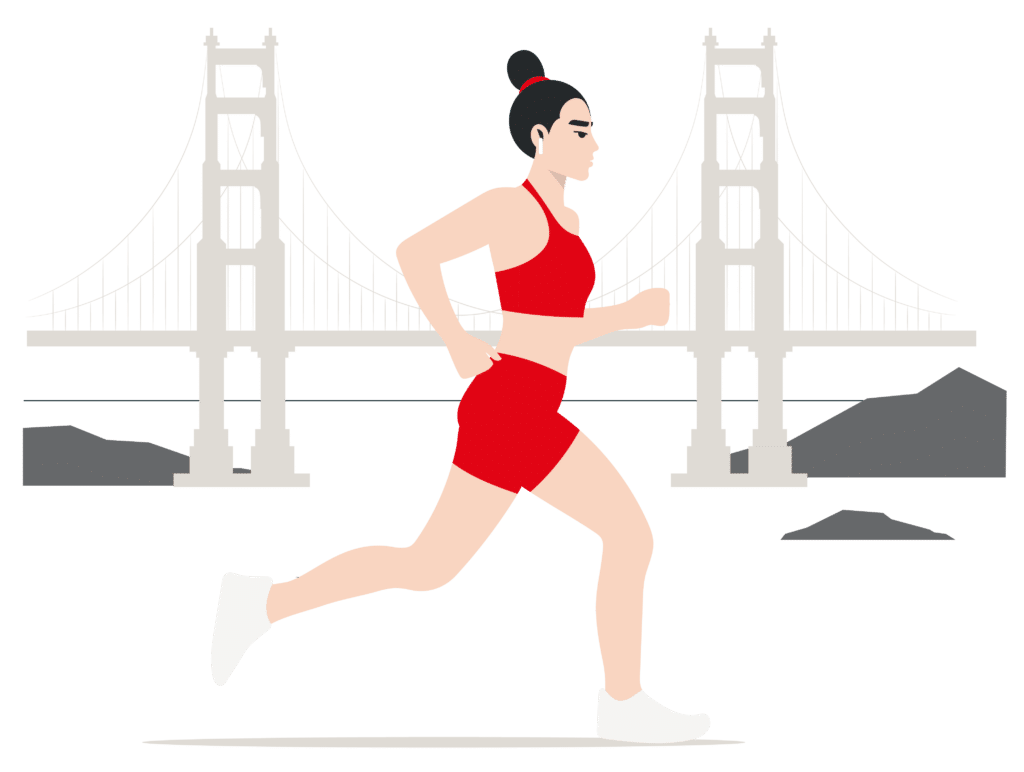 PassportCard/Internationale Krankenversicherung/illustration-woman-jogging